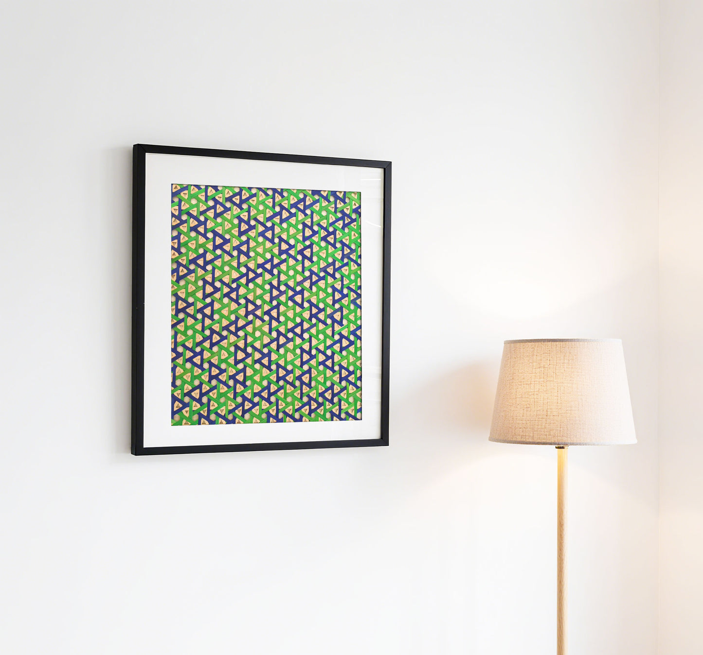 Handcrafted Bamboo art for wall decor BW-11