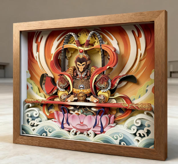 Heritage Handmade: 3D Chinese Paper-Cut Art  WPC-08