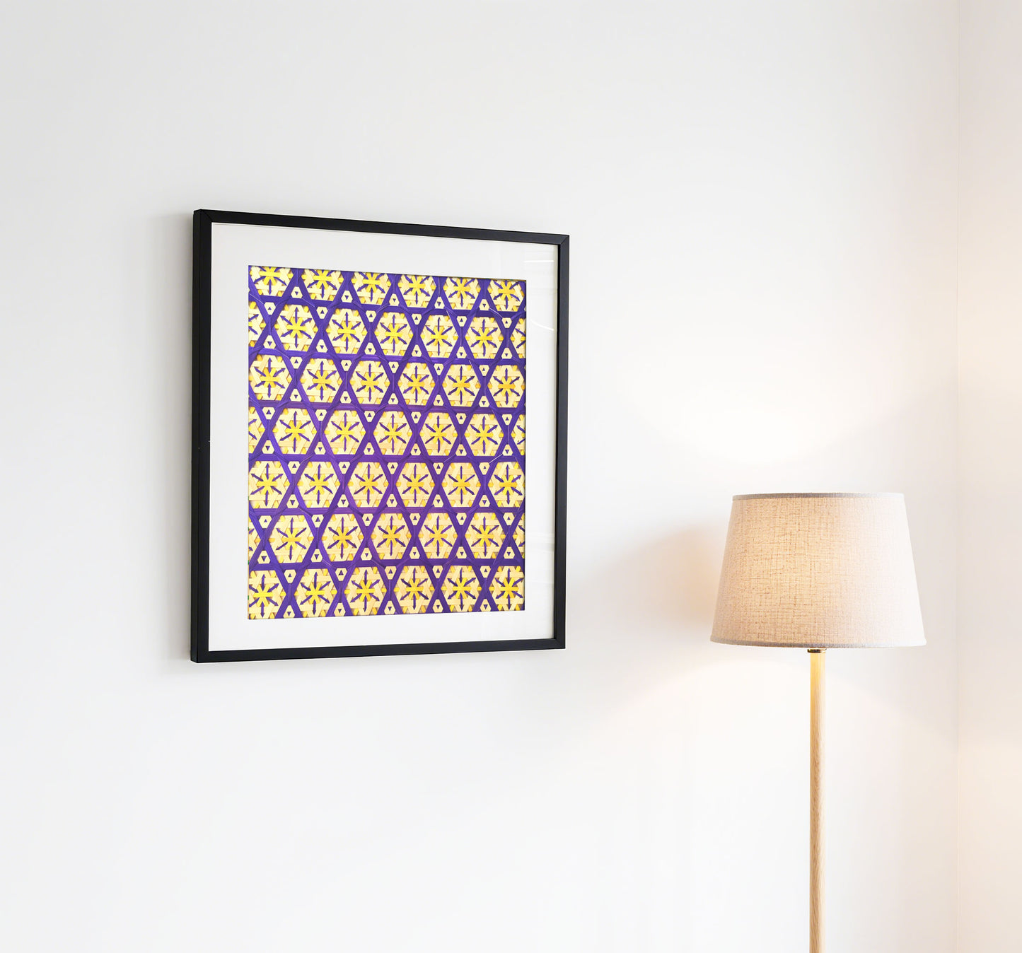 Handcrafted Bamboo art for wall decor BW-21