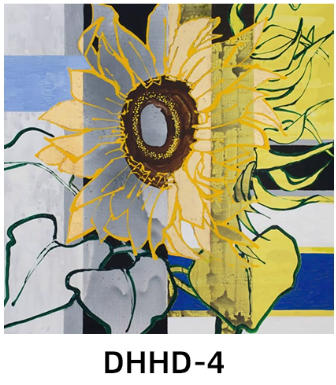 French Mid-Century Floral Acrylic Painting(副本)