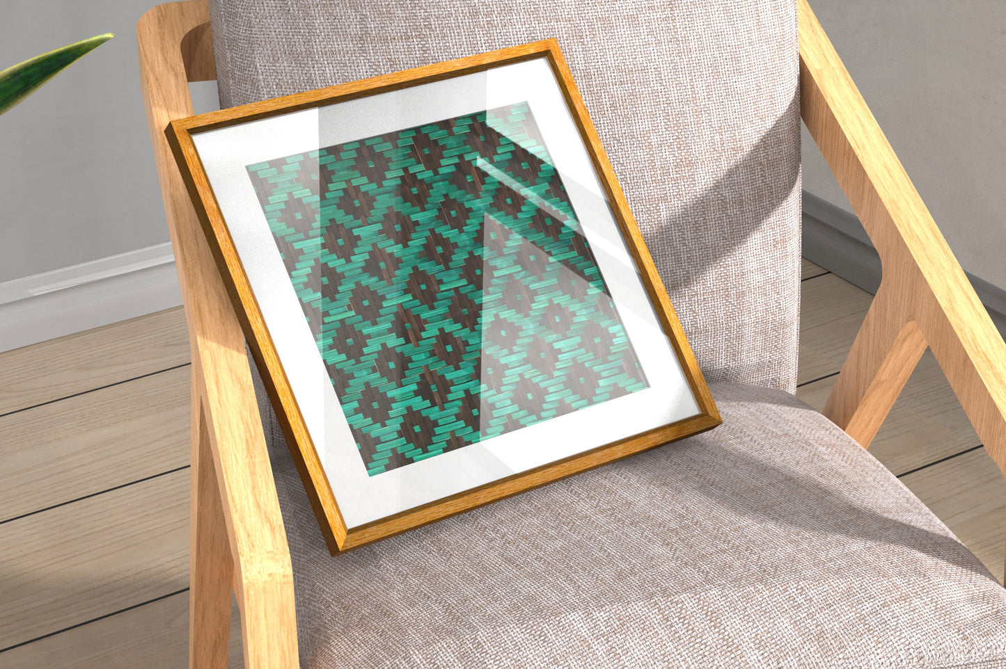 Handcrafted Bamboo art for wall decor BW-05