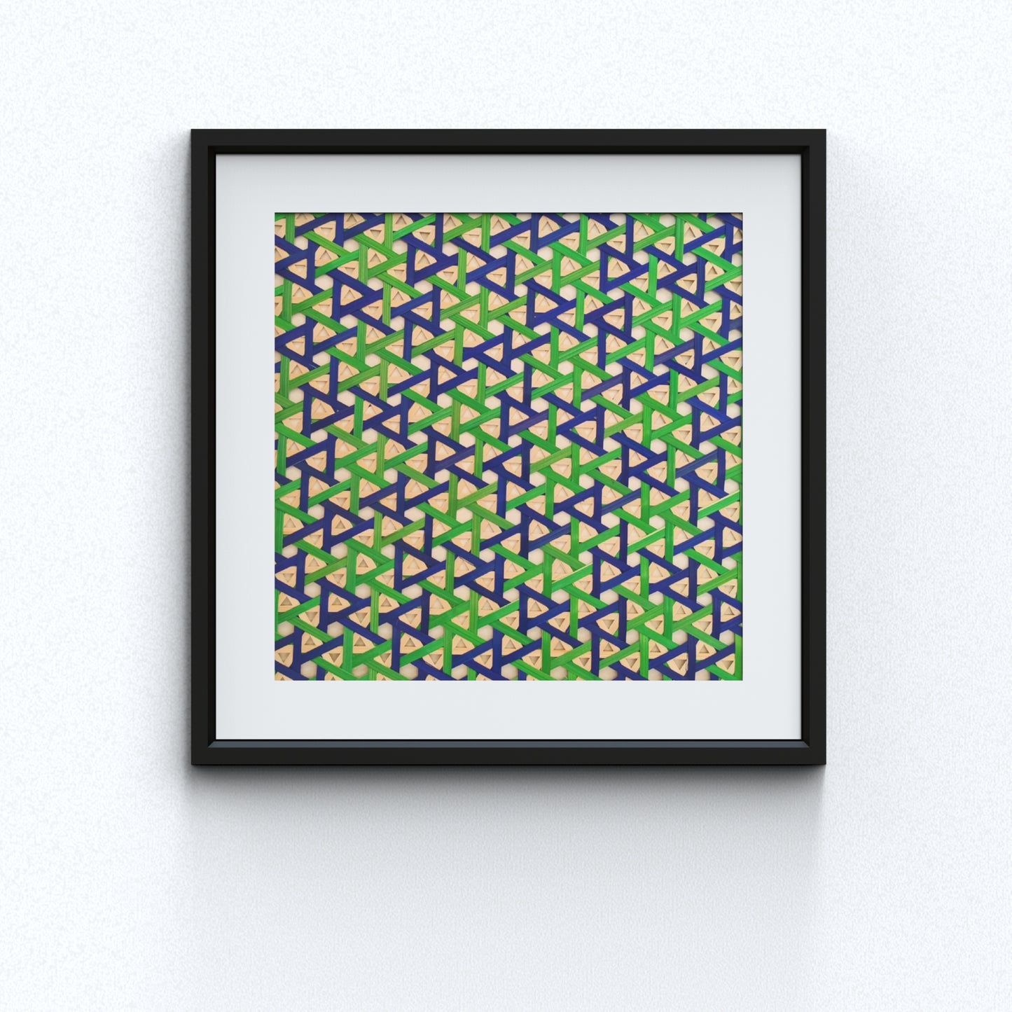 Handcrafted Bamboo art for wall decor BW-11