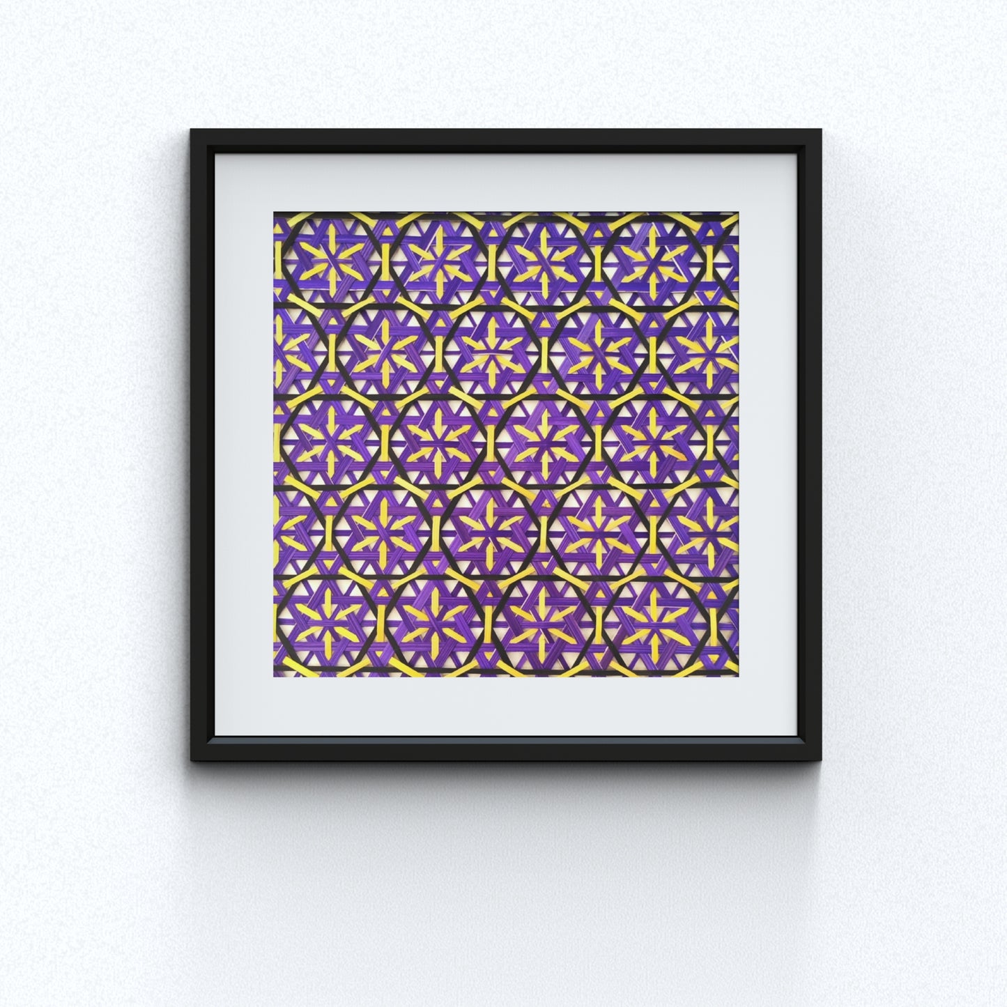 Handcrafted Bamboo art for wall decor BW-23