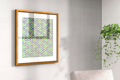 Handcrafted Bamboo art for wall decor BW-11