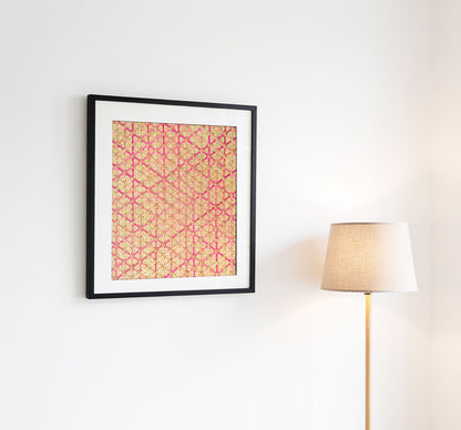 Handcrafted Bamboo art for wall decor BW-13