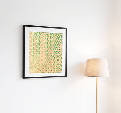 Handcrafted Bamboo art for wall decor BW-14