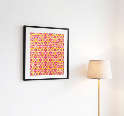 Handcrafted Bamboo art for wall decor BW-16