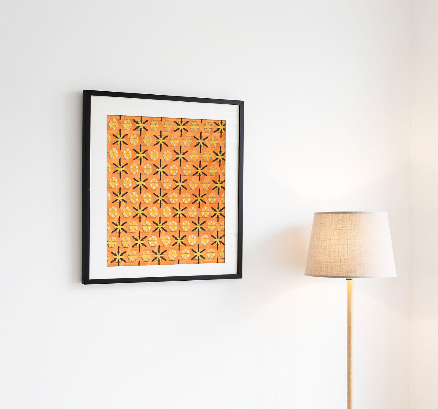 Handcrafted Bamboo art for wall decor BW-17