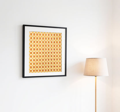 Handcrafted Bamboo art for wall decor BW-19