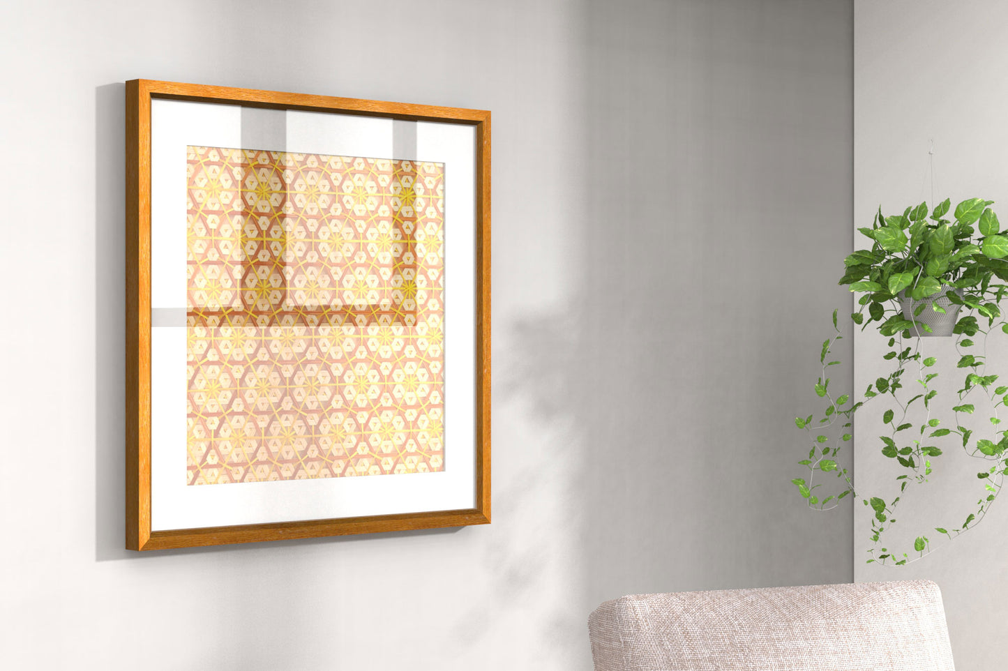 Handcrafted Bamboo art for wall decor BW-01