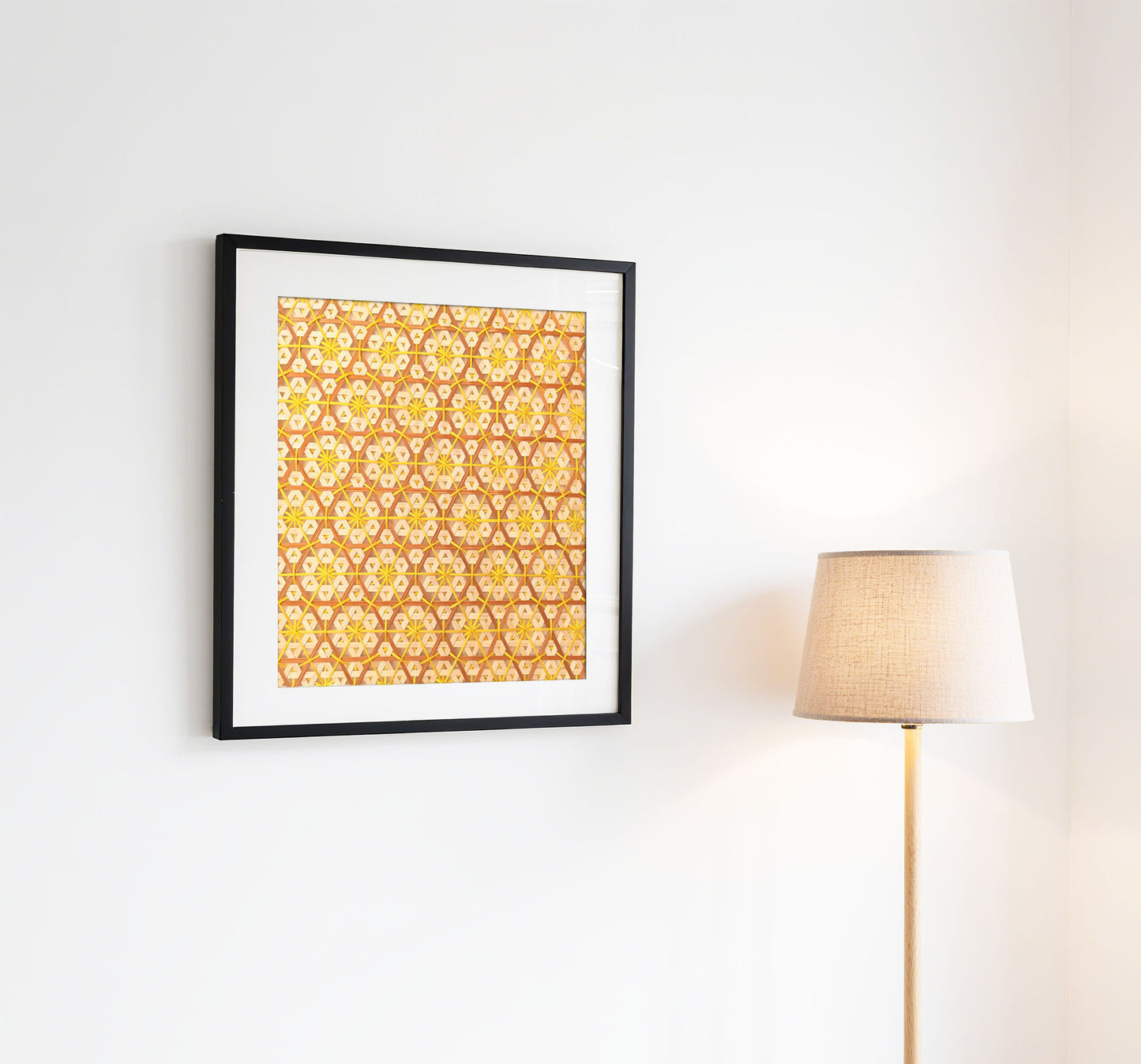 Handcrafted Bamboo art for wall decor BW-01