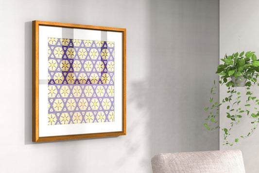 Handcrafted Bamboo art for wall decor BW-21