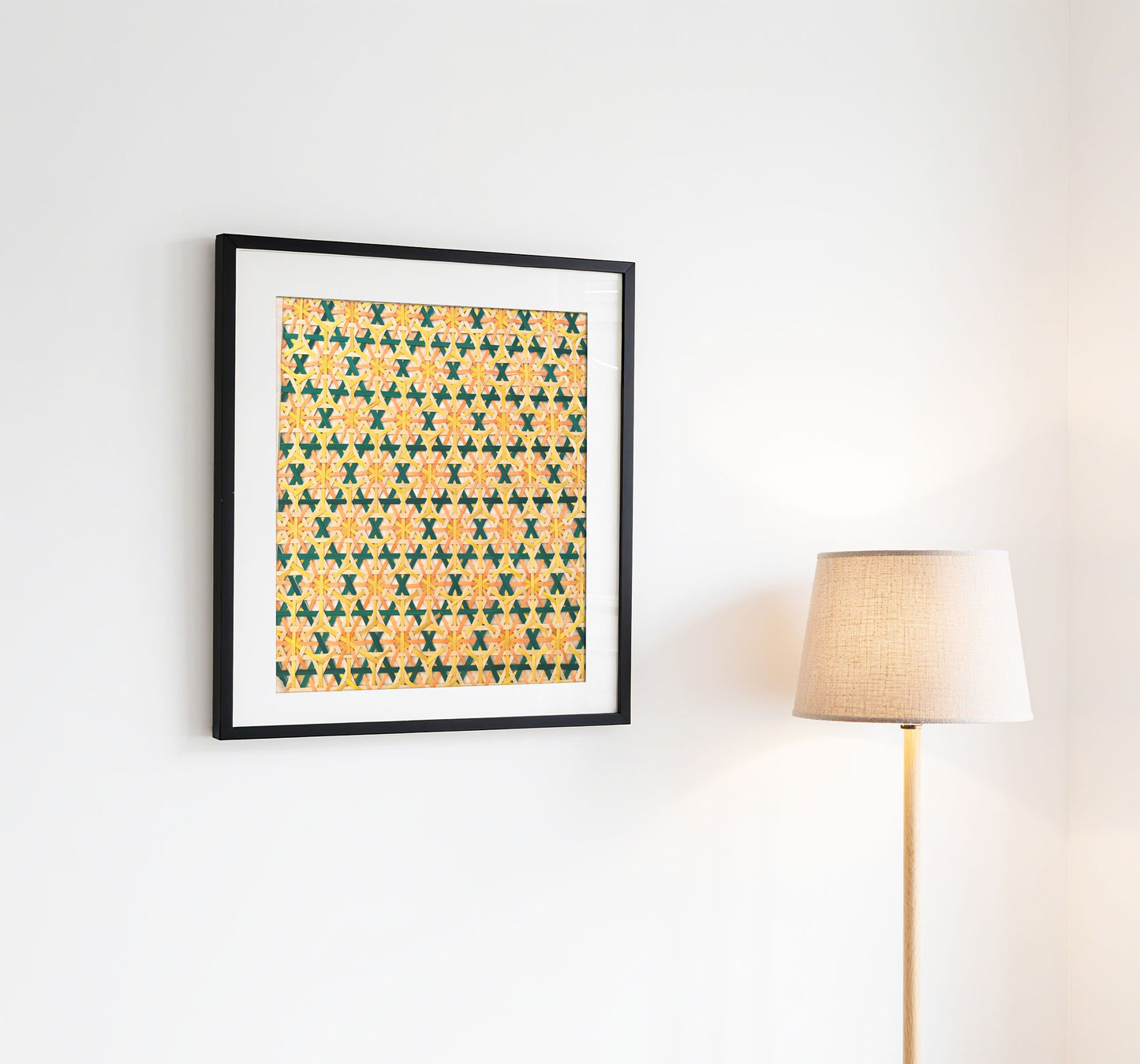 Handcrafted Bamboo art for wall decor BW-22