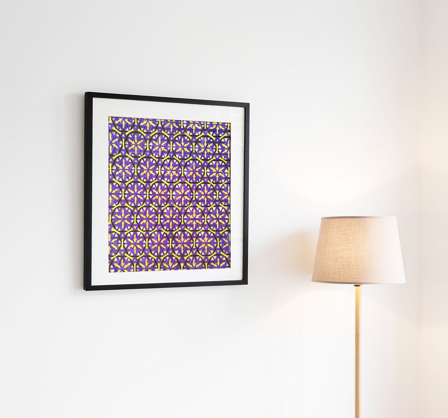 Handcrafted Bamboo art for wall decor BW-23