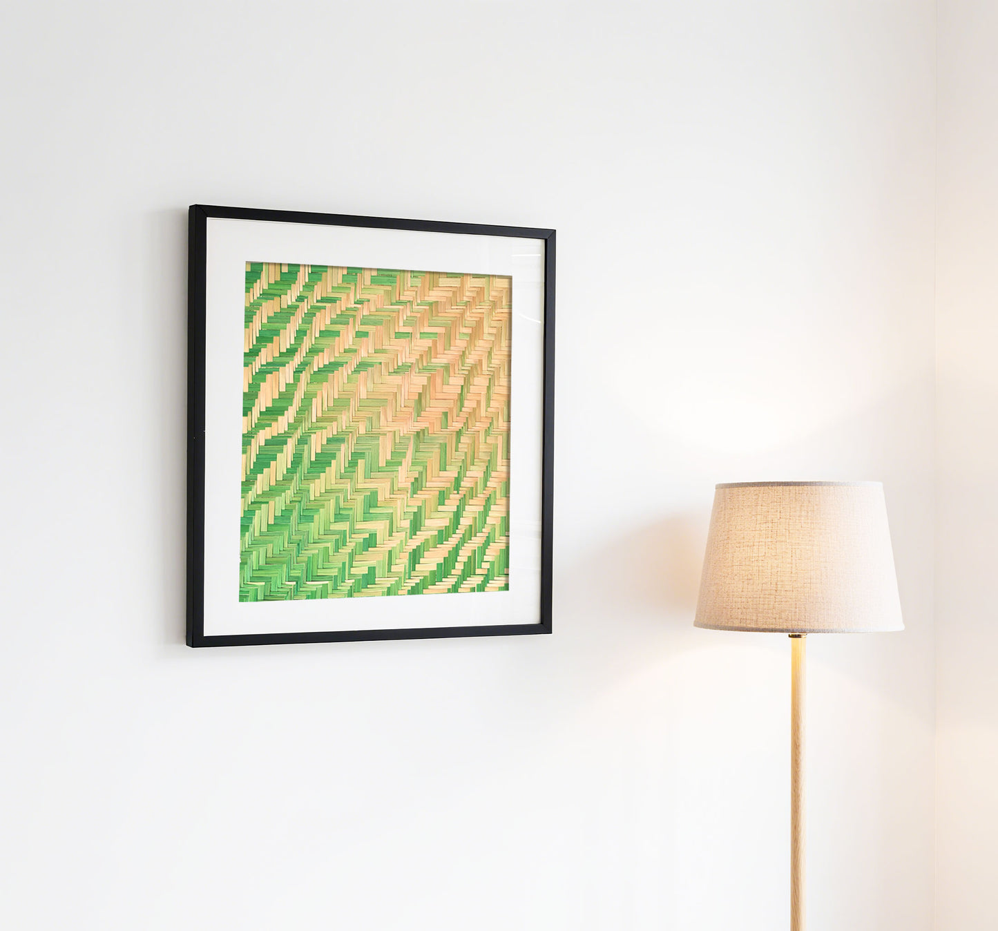 Handcrafted Bamboo art for wall decor BW-03