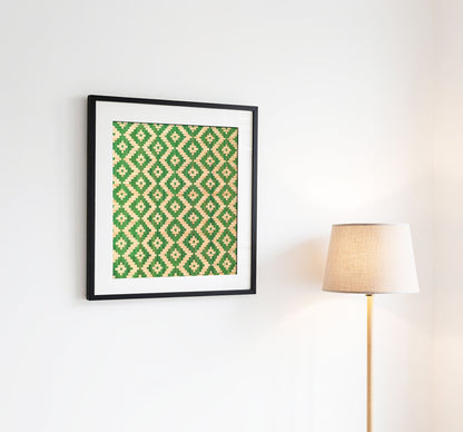 Handcrafted Bamboo art for wall decor BW-06