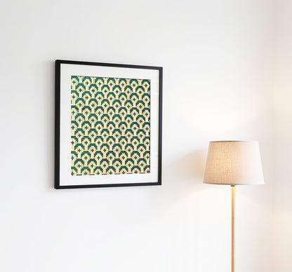 Handcrafted Bamboo art for wall decor BW-07