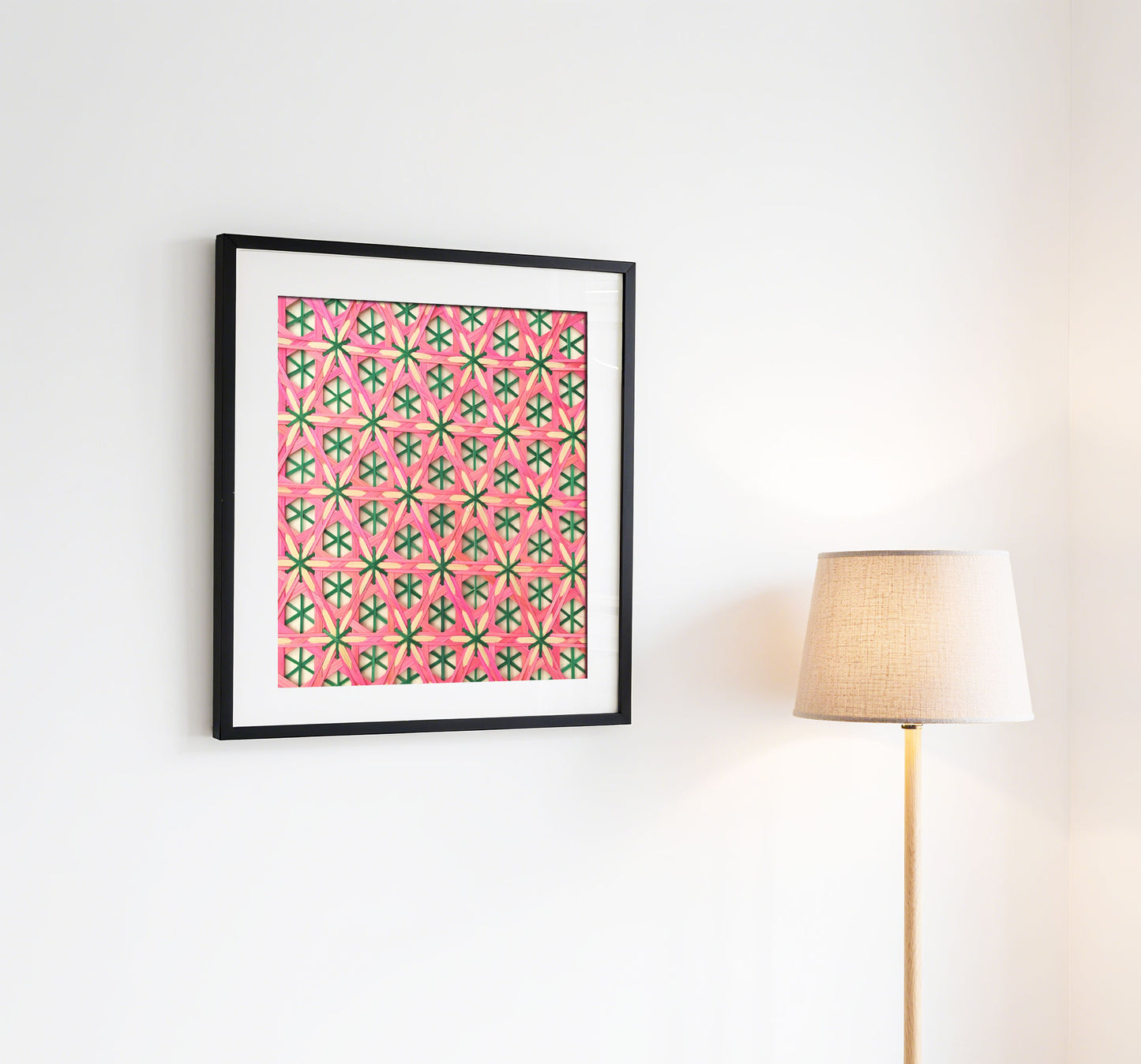 Handcrafted Bamboo art for wall decor BW-08