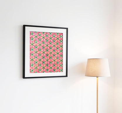 Handcrafted Bamboo art for wall decor BW-08