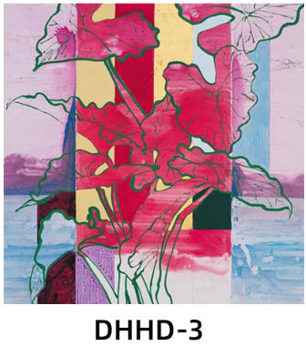 French Mid-Century Floral Acrylic Painting（副本）