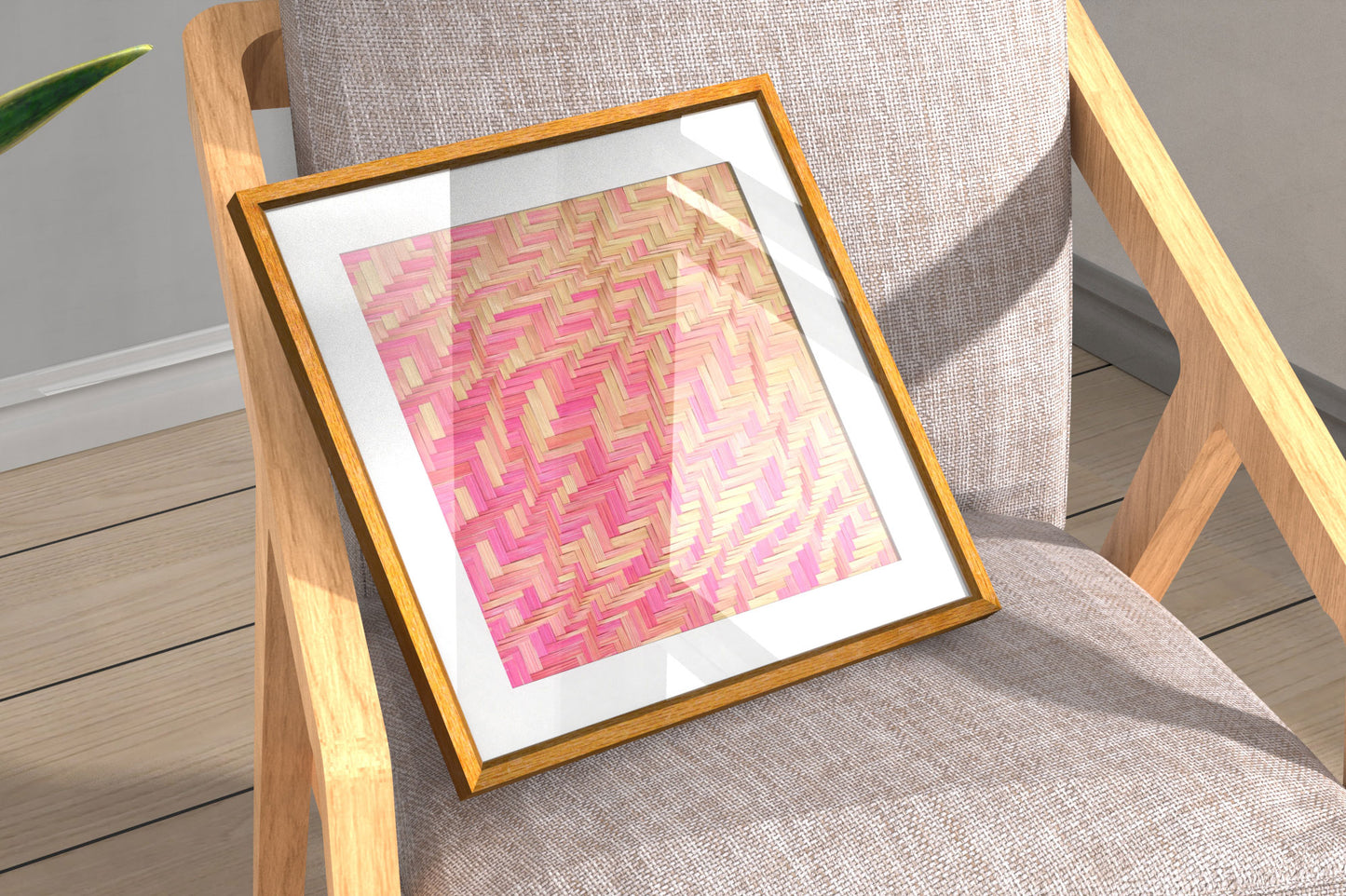 Handcrafted Bamboo art for wall decor BW-02