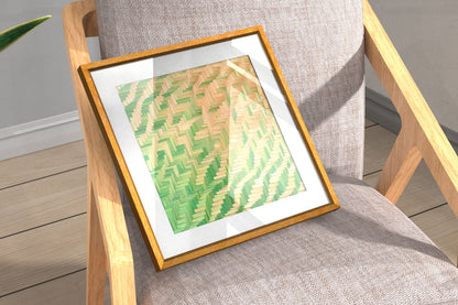 Handcrafted Bamboo art for wall decor BW-03