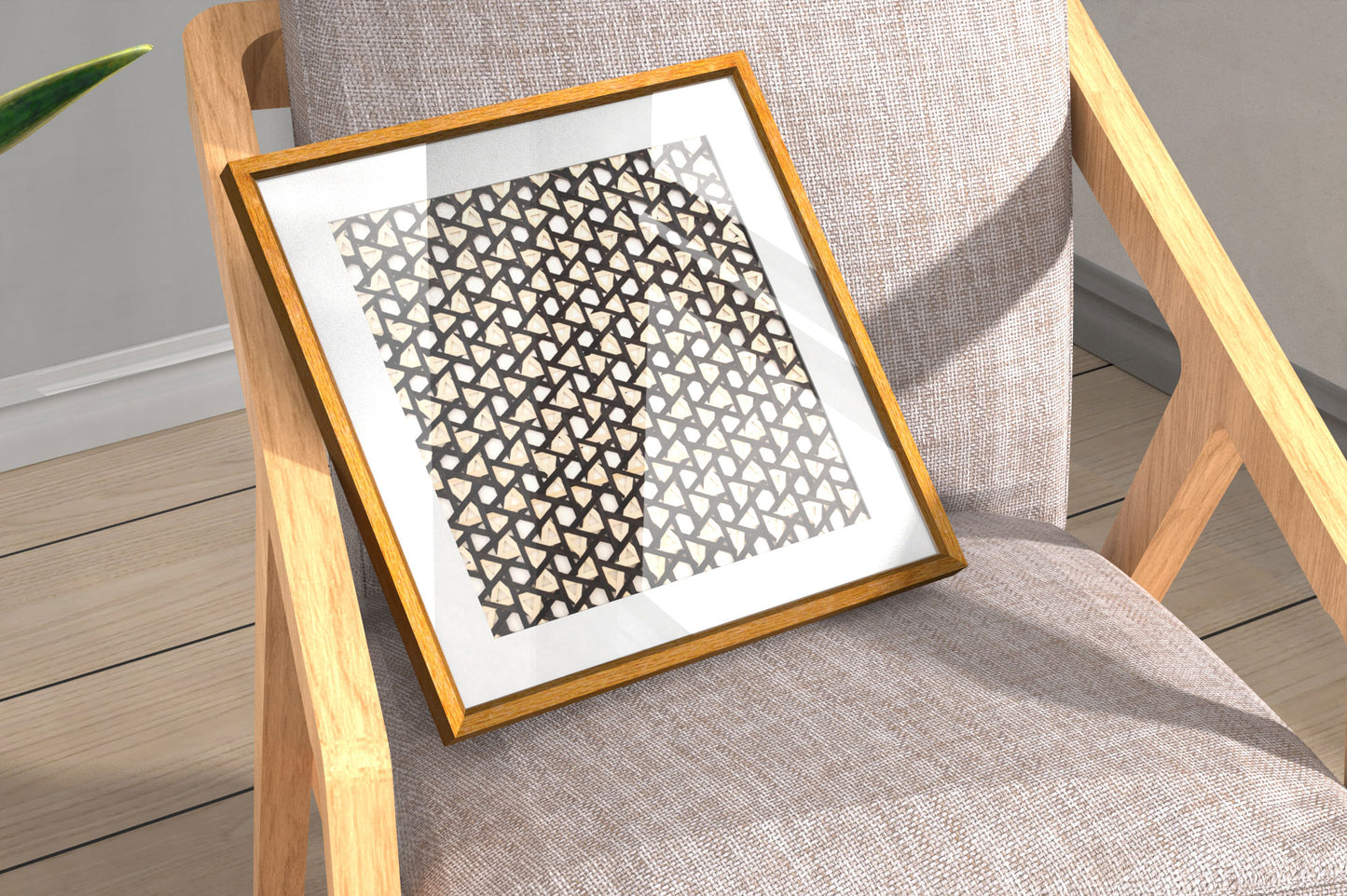 Handcrafted Bamboo art for wall decor BW-12