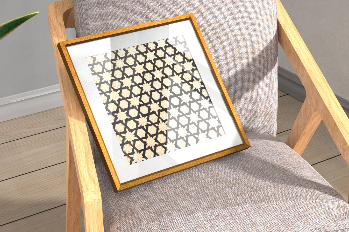 Handcrafted Bamboo art for wall decor BW-15