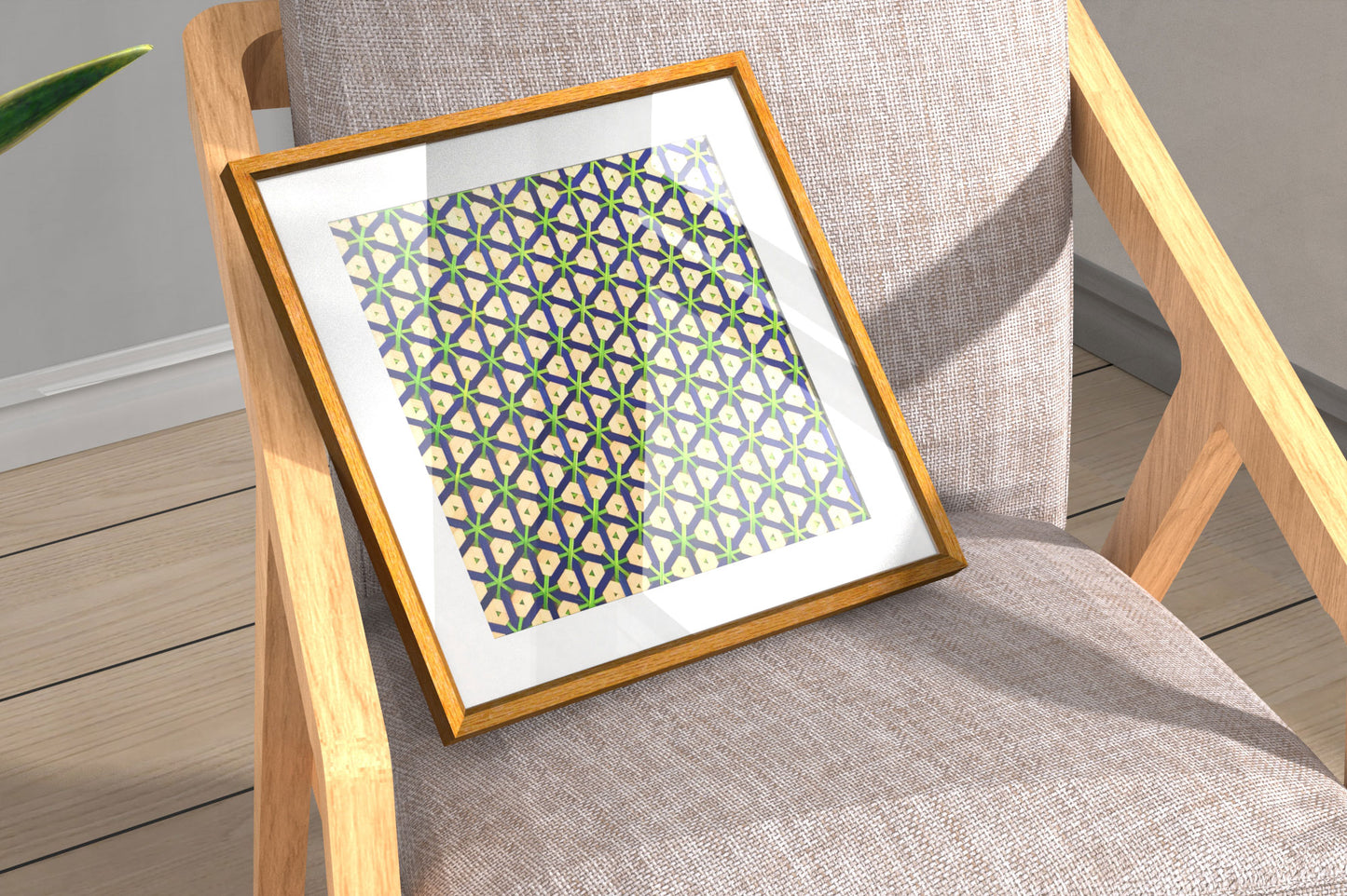 Handcrafted Bamboo art for wall decor BW-24