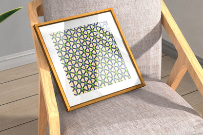 Handcrafted Bamboo art for wall decor BW-24