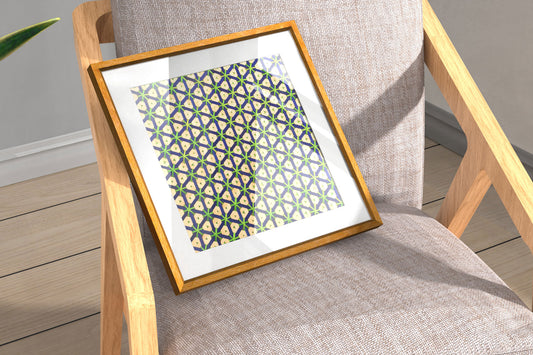 Handcrafted Bamboo art for wall decor BW-24