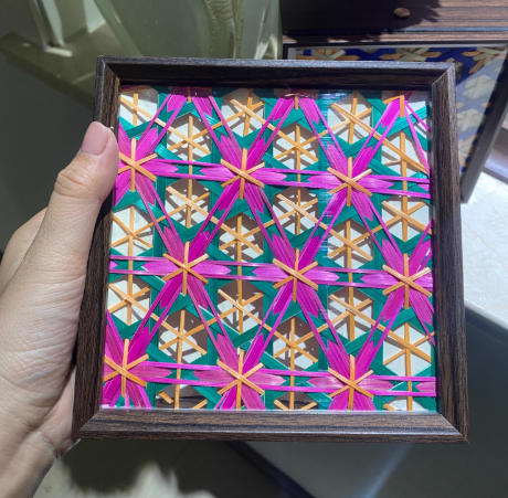 Handwoven Bamboo Night Light NL03