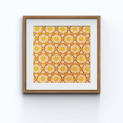 Handcrafted Bamboo art for wall decor BW-01