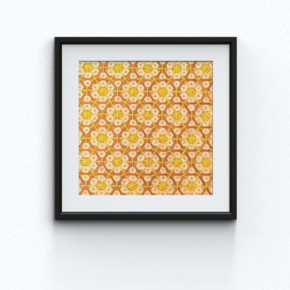 Handcrafted Bamboo art for wall decor BW-01