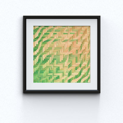 Handcrafted Bamboo art for wall decor BW-03