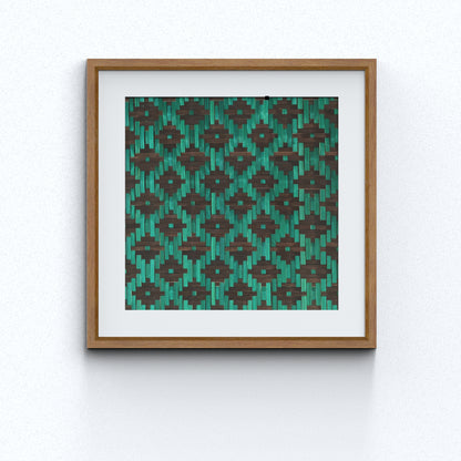 Handcrafted Bamboo art for wall decor BW-05