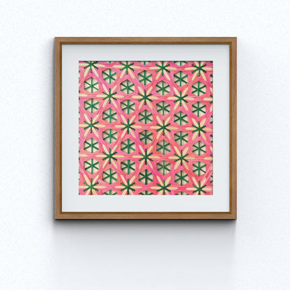 Handcrafted Bamboo art for wall decor BW-08