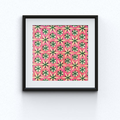 Handcrafted Bamboo art for wall decor BW-08