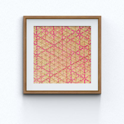 Handcrafted Bamboo art for wall decor BW-13