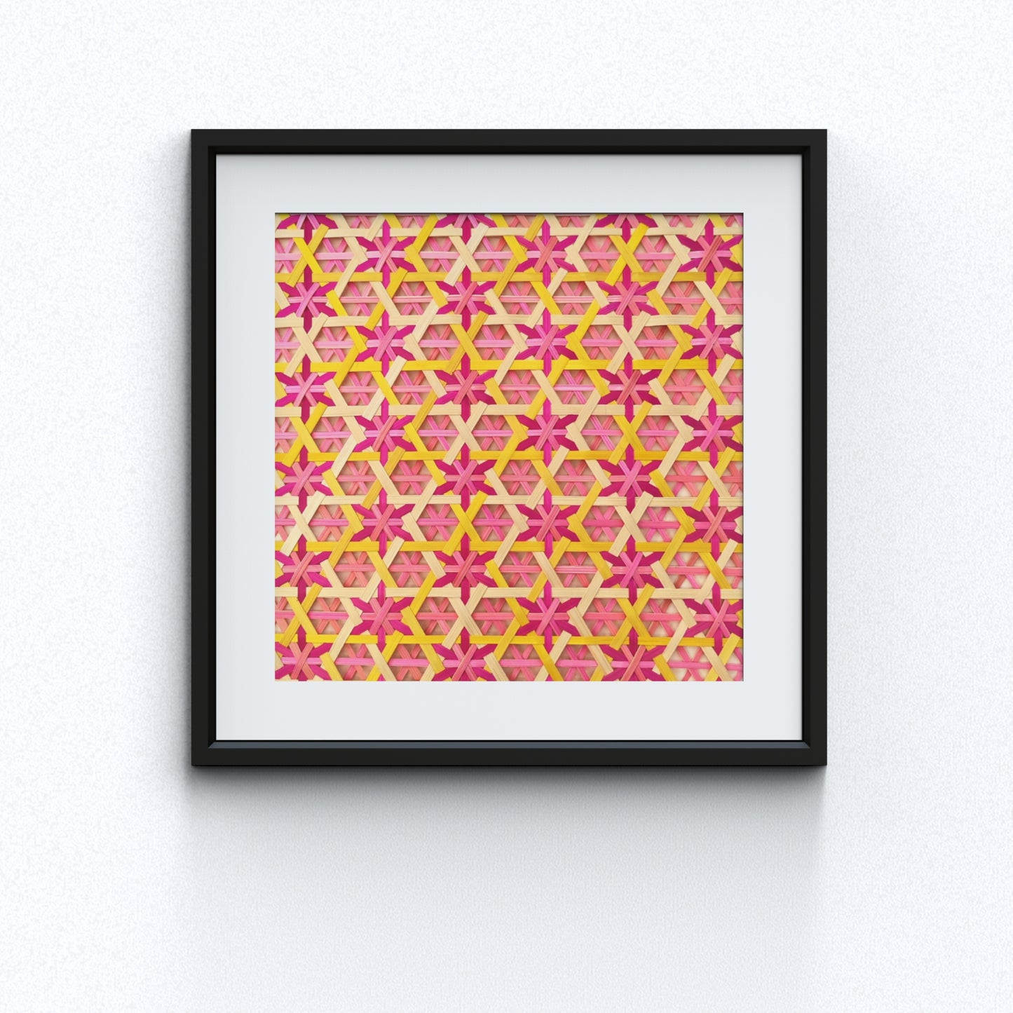 Handcrafted Bamboo art for wall decor BW-16