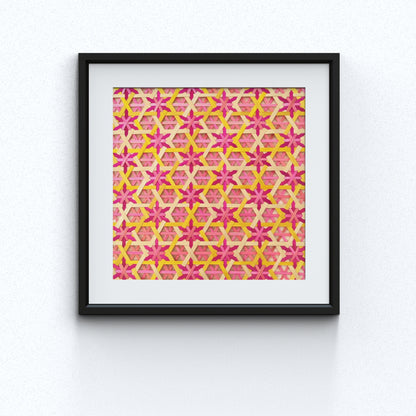 Handcrafted Bamboo art for wall decor BW-16