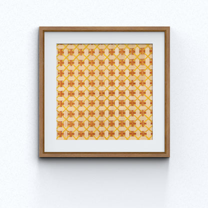 Handcrafted Bamboo art for wall decor BW-19