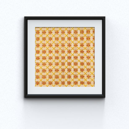 Handcrafted Bamboo art for wall decor BW-19