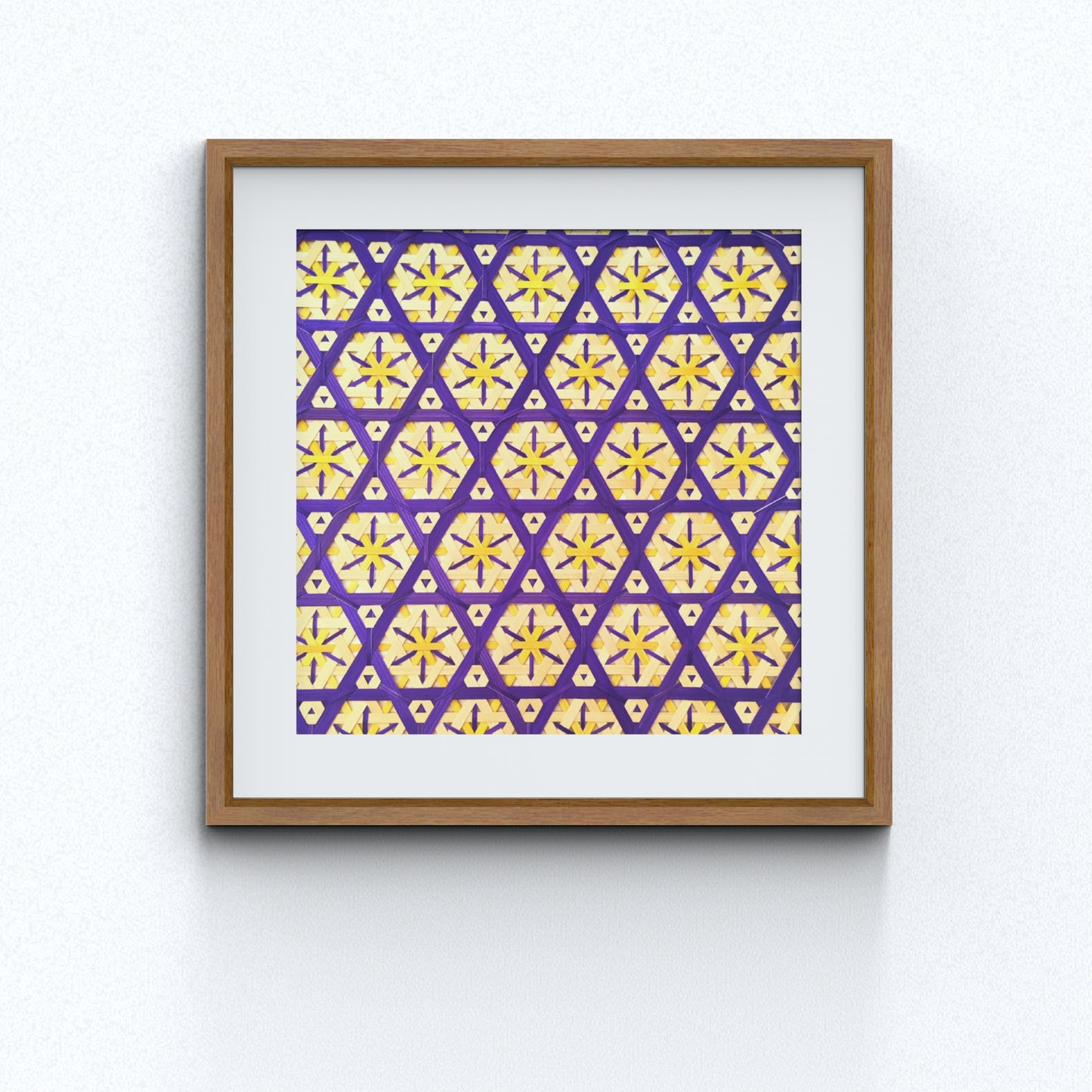 Handcrafted Bamboo art for wall decor BW-21