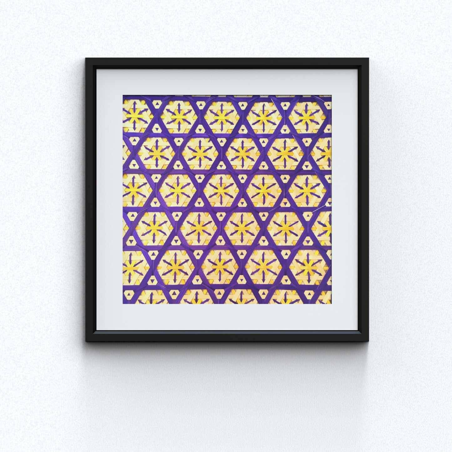 Handcrafted Bamboo art for wall decor BW-21