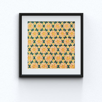 Handcrafted Bamboo art for wall decor BW-22