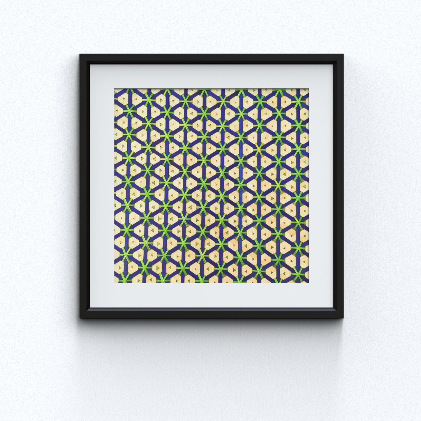 Handcrafted Bamboo art for wall decor BW-24